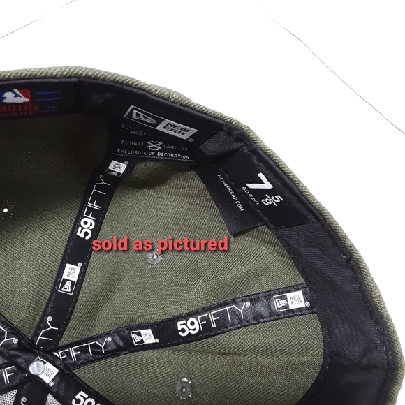 New York Yankees Leather Patch 59FIFTY-FITTED Cap - Picture 8 of 9